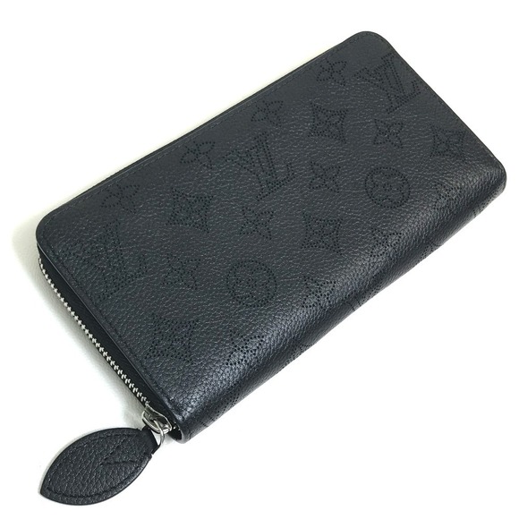 Louis Vuitton Monogram Zippy Wallet Round Zipper Long Wallet Noir Black - Picture 2 of 9